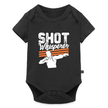 Shot Whisperer Heavy Ball Throwing Shot Put - Baby Premium short-sleeve bodysuit - black - Front