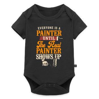 House Painter Decorator Everyone - Baby Premium Kurzarmbody - Schwarz - Vorne