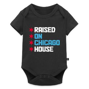 Chicago House Music, Illinois - Baby Premium short-sleeve bodysuit - black - Front