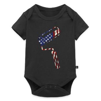 House Painter Decorator Paint - Baby Premium Kurzarmbody - Schwarz - Vorne