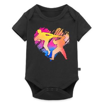 Taekwondo - Body à manches courtes Premium Bébé - noir - Devant