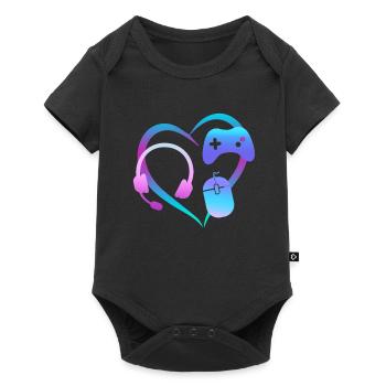 Gaming Lover Controller PC RGB Gamer - Baby Premium short-sleeve bodysuit - black - Front
