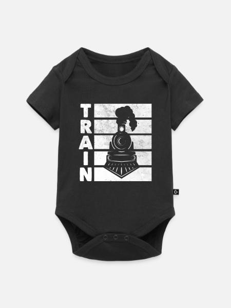 Zug - Baby Premium Kurzarmbody - Schwarz