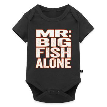 MR BIG FISH ALONE - Body à manches courtes Premium Bébé - noir - Devant