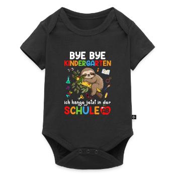 Bye Bye Kindergarten I'm Hanging In School Now - Baby Premium short-sleeve bodysuit - black - Front