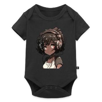 K-Pop Anime African American Kpop Music - Baby Premium short-sleeve bodysuit - black - Front