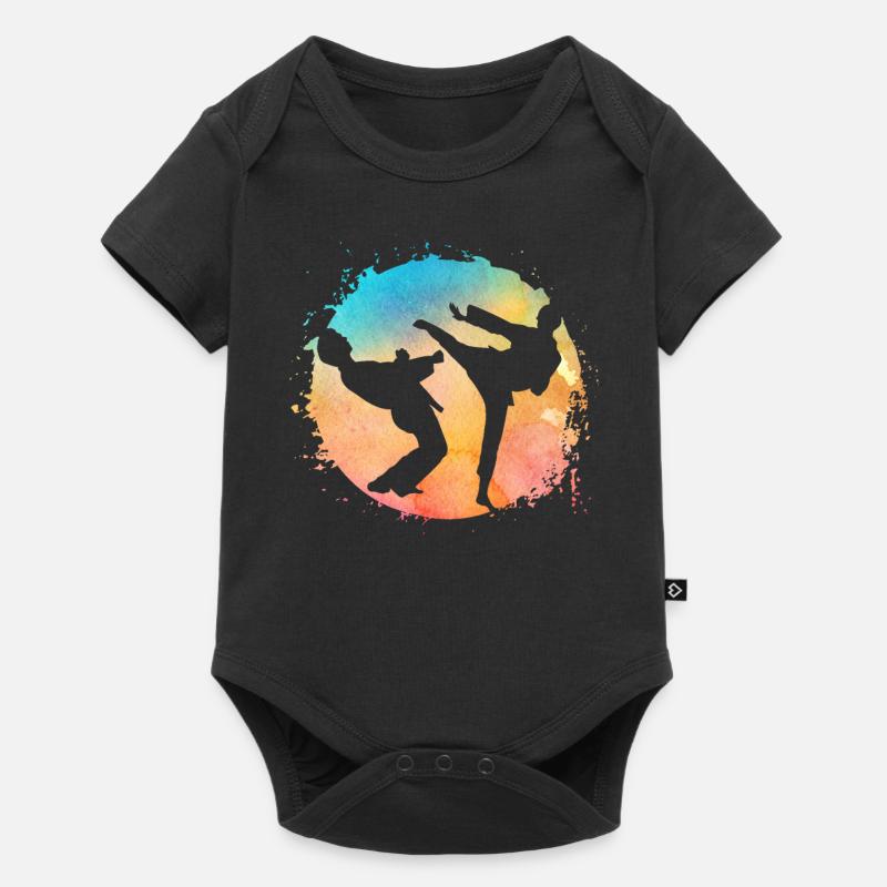 Taekwondo - Body à manches courtes Premium Bébé - noir