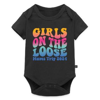 Girls On The Loose Mums Trip 2024 - Baby Premium Kurzarmbody - Schwarz - Vorne