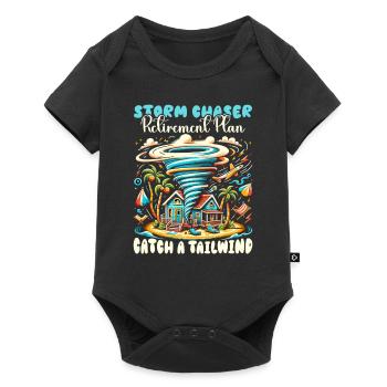 Meteorology children's tornado storm, The storm fan - Baby Premium short-sleeve bodysuit - black - Front
