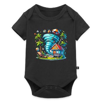 Meteorology children's tornado storm, The storm fan - Baby Premium short-sleeve bodysuit - black - Front