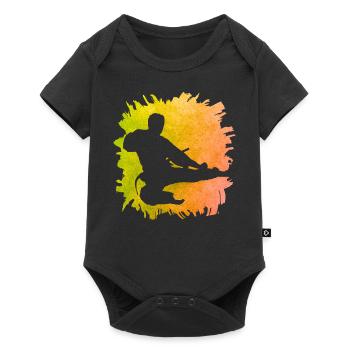 Taekwondo - Body à manches courtes Premium Bébé - noir - Devant