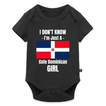 I Don't Know I'm Just A Sweet One - Baby Premium short-sleeve bodysuit - black - Front