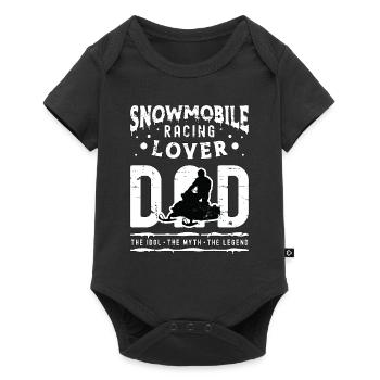 Snowmobile Racing Lover Dad The Idol Snowboarding - Baby Premium short-sleeve bodysuit - black - Front