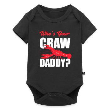 Crawfish Dad Pun Saying - Baby Premium short-sleeve bodysuit - black - Front