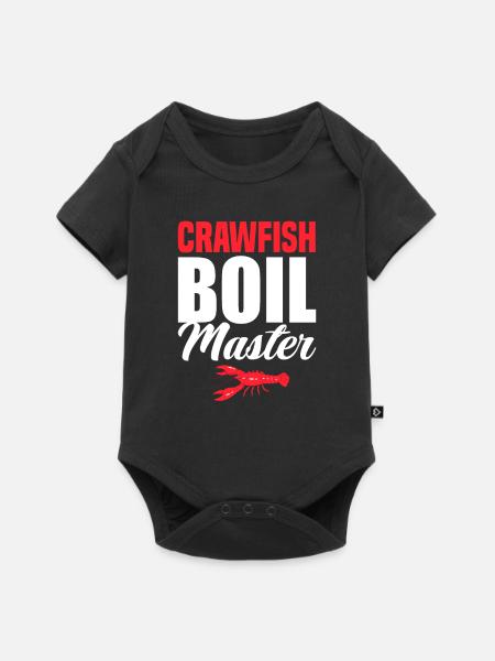 Langusten Koch Geschenk - Baby Premium Kurzarmbody - Schwarz