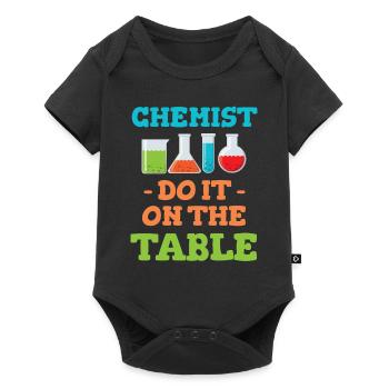 Chemists make it theoretical on the table - Baby Premium short-sleeve bodysuit - black - Front