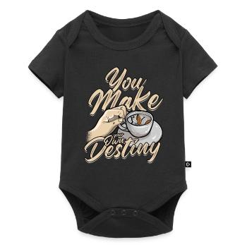 Tea Leaf Reading You Make Your Own Destiny - Baby Premium short-sleeve bodysuit - black - Front