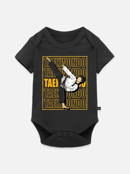 Taekwondo - Baby Premium Kurzarmbody - Schwarz