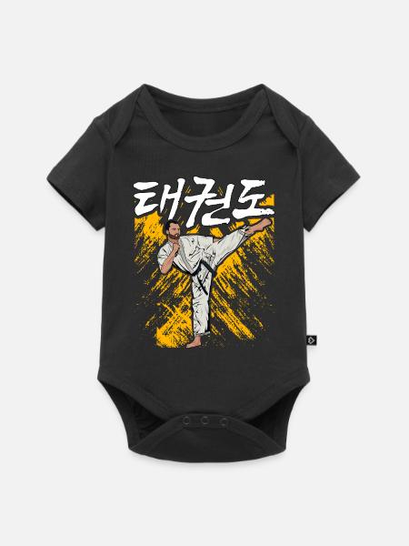 Taekwondo - Baby Premium Kurzarmbody - Schwarz