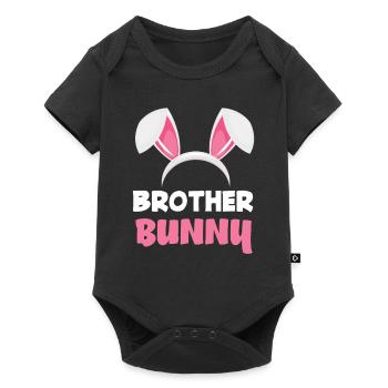 Brother Bunny Easter Bunny Ears Easter - Baby Premium short-sleeve bodysuit - black - Front