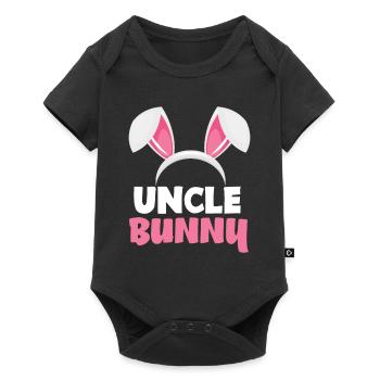 Uncle Bunny Easter Bunny Ears Easter - Baby Premium short-sleeve bodysuit - black - Front