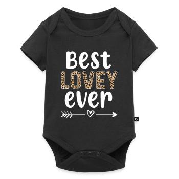 Best Lovey Lovey Grandmother Appreciation Lovey - Baby Premium short-sleeve bodysuit - black - Front