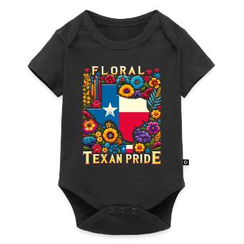 Texas Wildflowers Season Fields Flowers Texas - Baby Premium short-sleeve bodysuit - black - Front