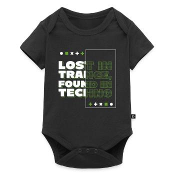 Lost In Trance EDM Festival Music - Baby Premium short-sleeve bodysuit - black - Front