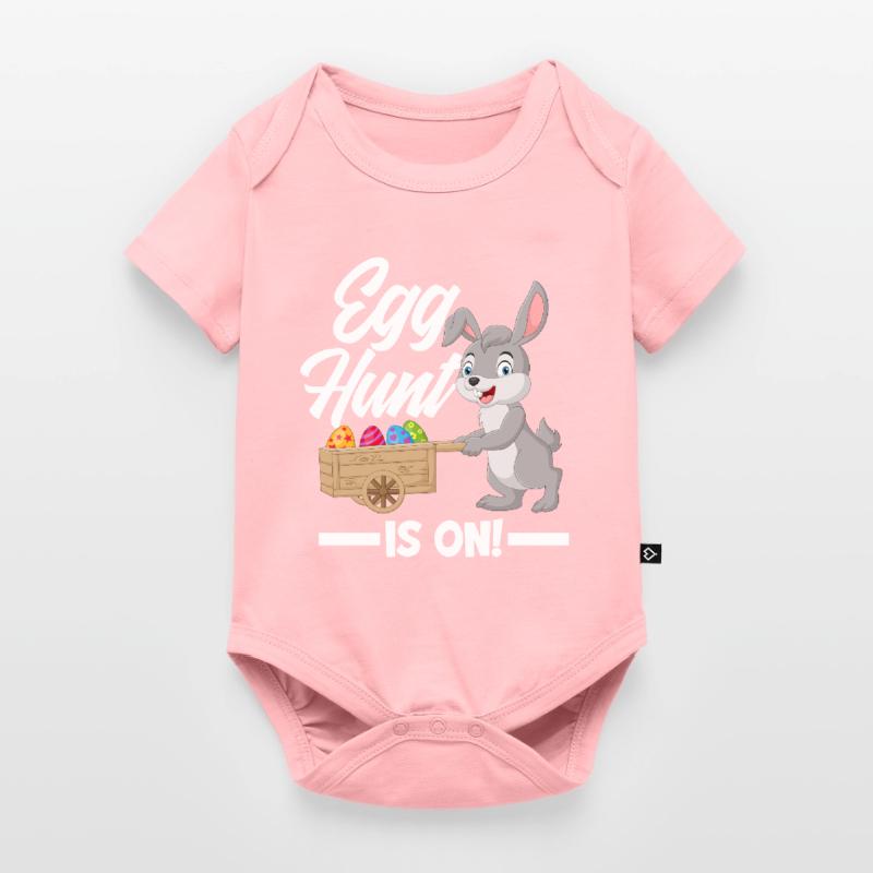 Easter Eggs Chasing Easter Bunny Easter Baby Premium short-sleeve bodysuit