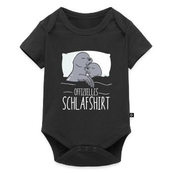Offizelles Chemise De Nuit Seal Seal Walrus - Body à manches courtes Premium Bébé - noir - Devant