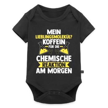 Coffee Chemist Science Physics Chemistry - Baby Premium short-sleeve bodysuit - black - Front