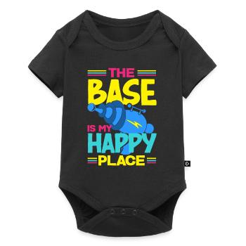 Laser tag d’intérieur tenue de fête laser tag - Body à manches courtes Premium Bébé - noir - Devant