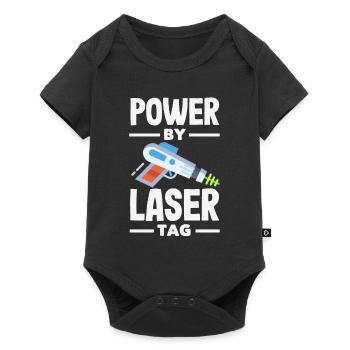 Laser tag d’intérieur tenue de fête laser tag - Body à manches courtes Premium Bébé - noir - Devant