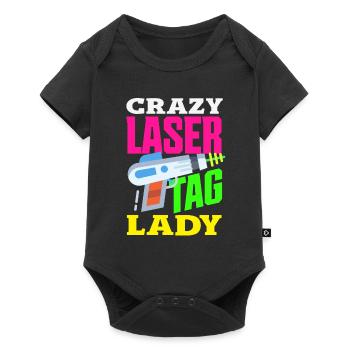 Laser tag d’intérieur tenue de fête laser tag - Body à manches courtes Premium Bébé - noir - Devant