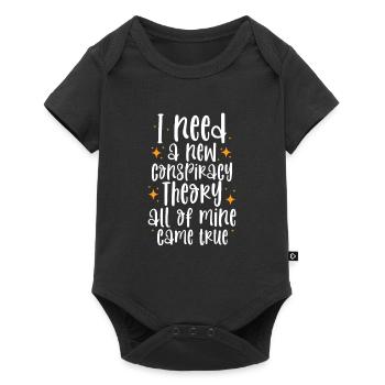 Conspiracy Conspiracy Theory Gift - Baby Premium short-sleeve bodysuit - black - Front