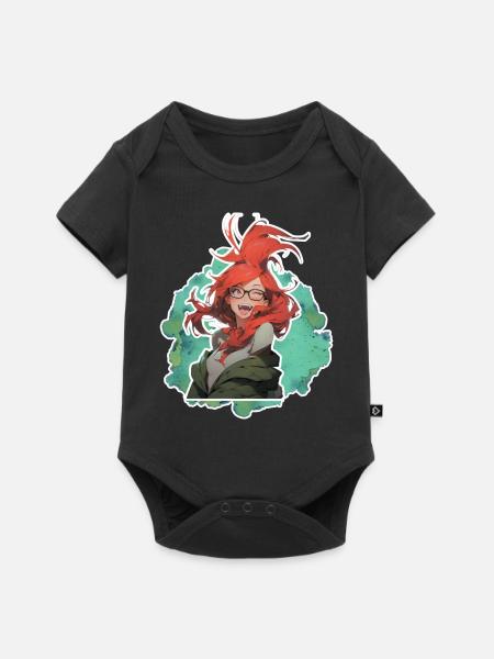 Frau Soline YouplaBoom - Baby Premium Kurzarmbody - Schwarz