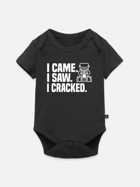 Lustiges Nussknacker Geschenk - Baby Premium Kurzarmbody - Schwarz