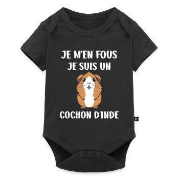 Humour cochon d'ine - Body à manches courtes Premium Bébé - noir - Devant