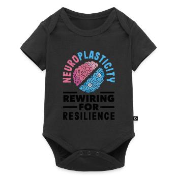 Unlock Your Brain's Potential Neuroplasticity - Baby Premium Kurzarmbody - Schwarz - Vorne