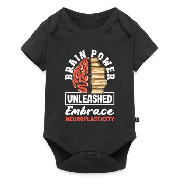 Unlock Your Brain's Potential Neuroplasticity - Baby Premium Kurzarmbody - Schwarz - Vorne