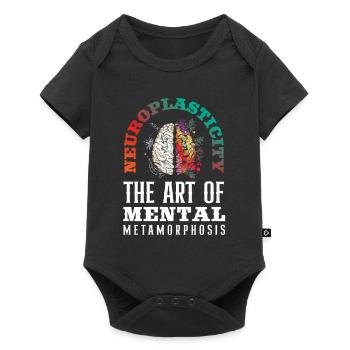Unlock Your Brain's Potential Neuroplasticity - Baby Premium Kurzarmbody - Schwarz - Vorne