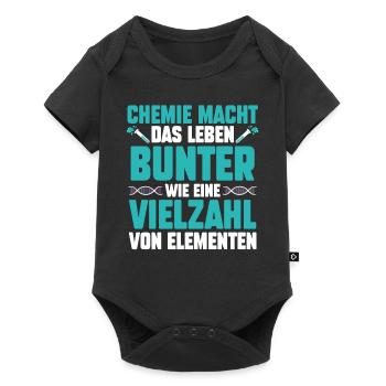 Chimiste Sciences Physique Chimie - Body à manches courtes Premium Bébé - noir - Devant