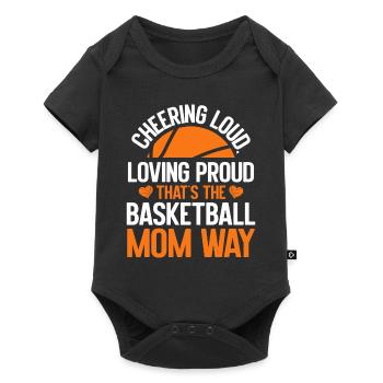 Basketball Mom Basketball Mom Sweet Mom - Baby Premium short-sleeve bodysuit - black - Front