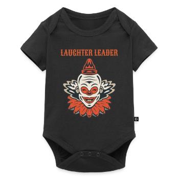 Circus Clown Funny Scary Creep Jester Spooky Joker - Baby Premium short-sleeve bodysuit - black - Front