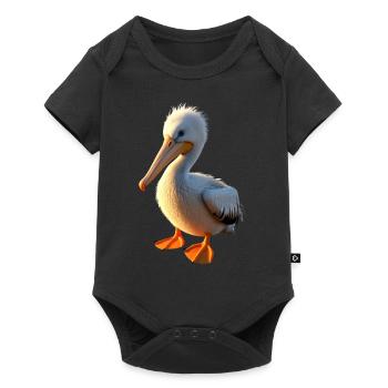 Pelican Waterfowl Pelican Gift Cute Pelicans - Baby Premium short-sleeve bodysuit - black - Front