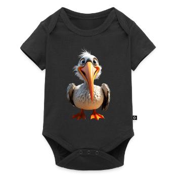 Pelican Waterfowl Pelican Gift Cute Pelicans - Baby Premium short-sleeve bodysuit - black - Front