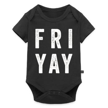 Fri Yay Enseignants Ambiance du week-end de l’école - Body à manches courtes Premium Bébé - noir - Devant