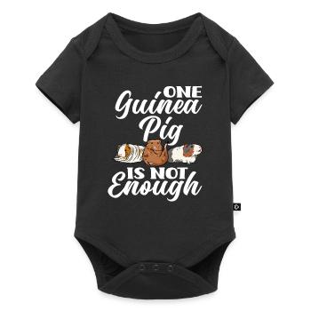 Guinea pig - Baby Premium short-sleeve bodysuit - black - Front