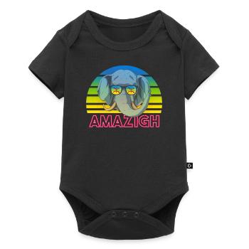 Amazigh - Body à manches courtes Premium Bébé - noir - Devant