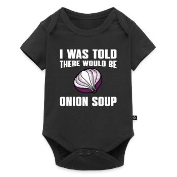 Soupe à l’oignon - Body à manches courtes Premium Bébé - noir - Devant
